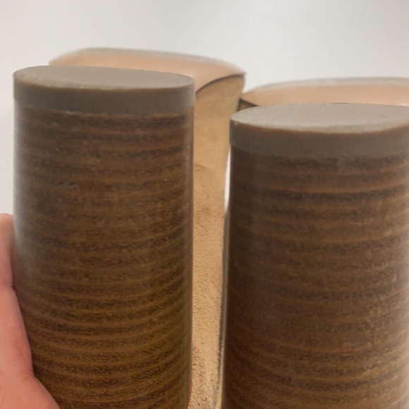 J. Crew Tan suede pump with stacked heel, 7, leather, classic - Picture 8 of 10